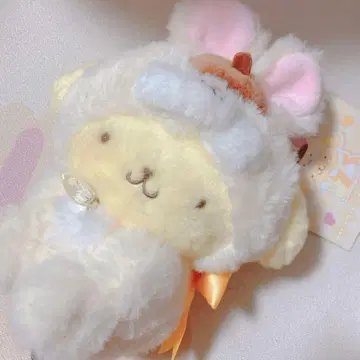 폼폼푸딩 부활절 토끼 마스코트 봉제 인형