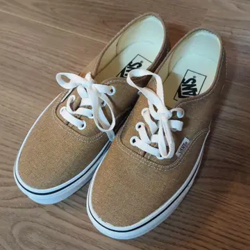 반스 새상품 스니커즈 브라운 라메 멋스러운 24cm