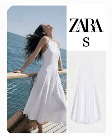 ZARA 볼륨 트렌치 미디 원피스 S
