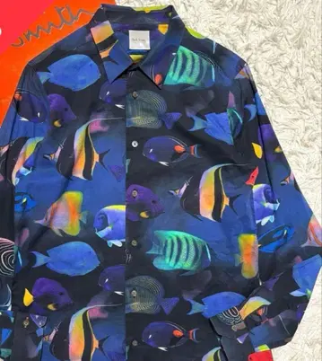 Paul Smith 긴팔 셔츠 트로피컬 피쉬 L