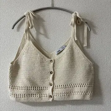 ZARA 니트 뷔스티에 아이보리 M 사이즈