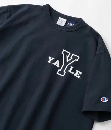 Champion YALE T셔츠 네이비