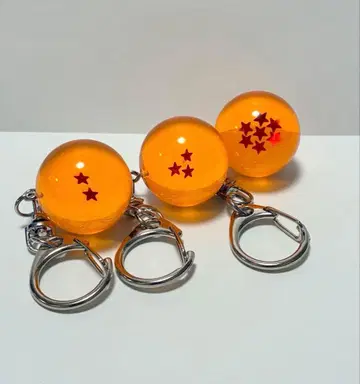 드래곤볼 구 키링 3개 세트 칠성구 별옥 별구 용구 신룡