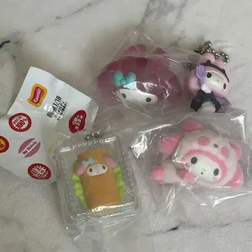 산리오 마이멜로디 마이멜로 오소자이 반지 마스코트 키링