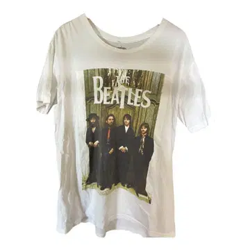 THE BEATLES 더 비틀즈 프론트 포토 프린트 티셔츠