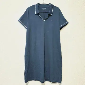 TOMMY HILFIGER 폴로 원피스 네이비 L