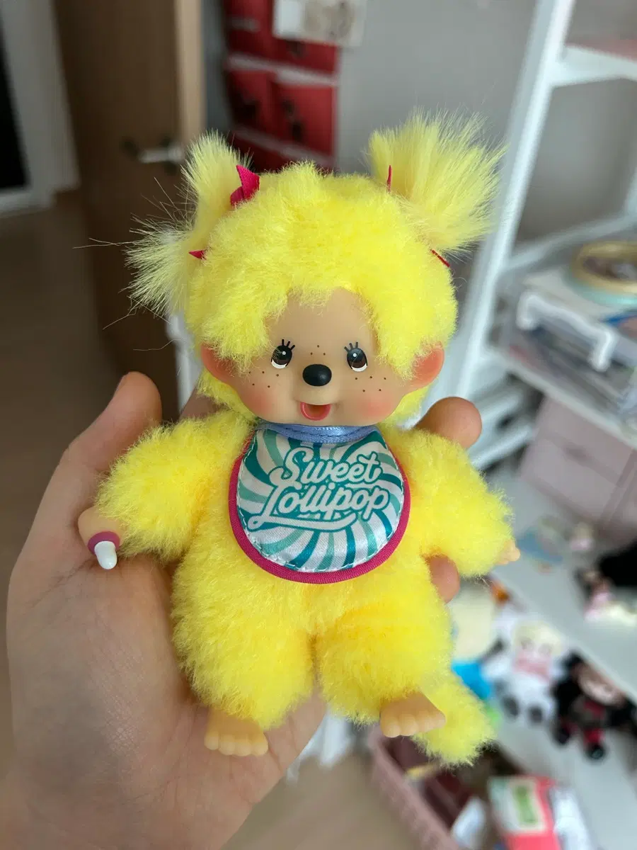 몬치치 롤리팝 레몬색 팝니다