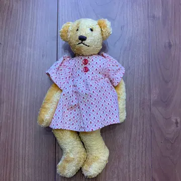 테디베어 레트로 원피스 곰 봉제 인형 빈티지
