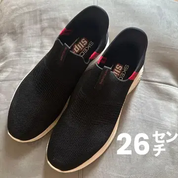 [ 스케쳐스 슬립인즈 ] 블랙 26cm 슬립온