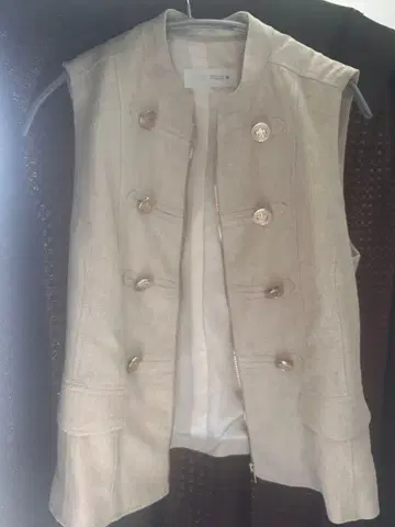 ZARA 나폴레옹 베스트 베이지 S
