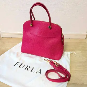 [ 새상품급 ] FURLA 훌라 파이퍼 M 핸드백 2way 핑크
