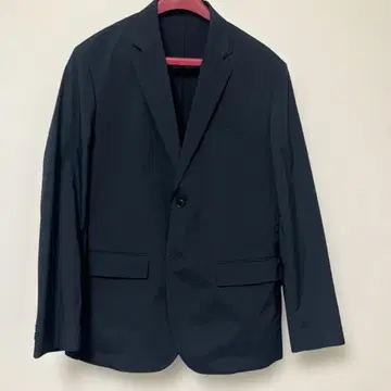 [컨디션 최상] UNIQLO 감동 자켓 코튼라이크 슬림 네이비 XL