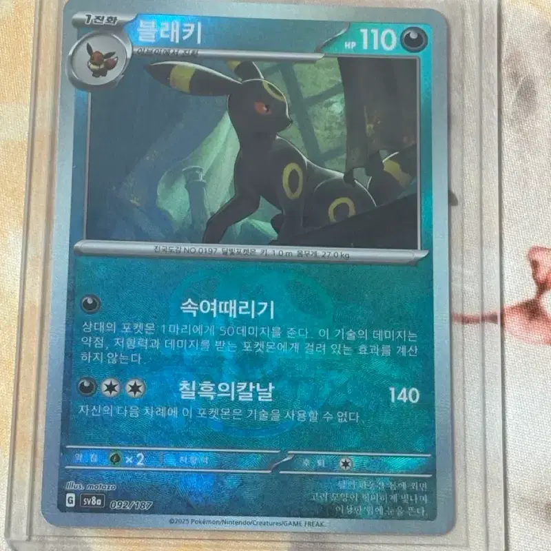 블래키 마스터볼 포켓몬카드