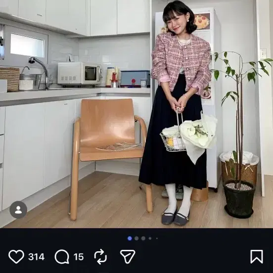 위드마이러브 태향옷장 트위드자켓