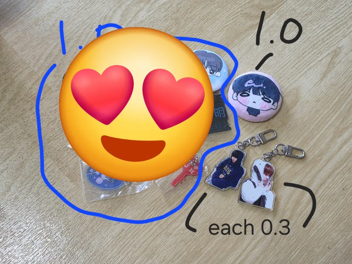 보넥도 명재현 태산 생카 핀뱃지 키링 말랑핀뱃지 보이넥스트도어