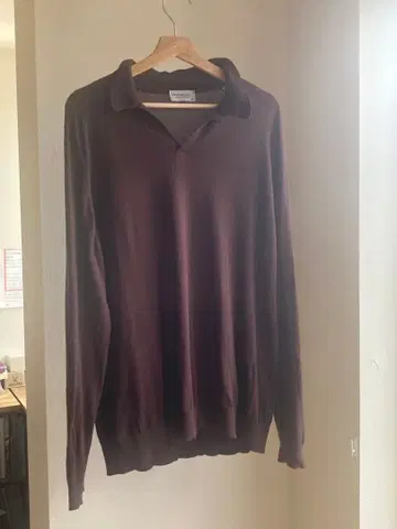JOHN SMEDLEY 니트 스키퍼 XXL 브라운