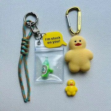 [ mojojojo 오리 ] 피규어, 마스코트, 키링 세트