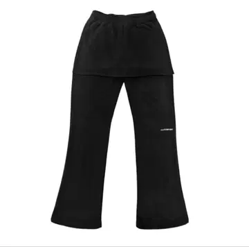 jichoi Fleece Slim Layered Pants Black