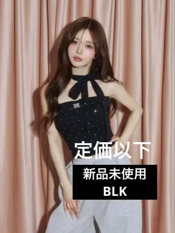정가 이하 미사용 새상품 다리치 비쥬 로고 베어탑 블랙