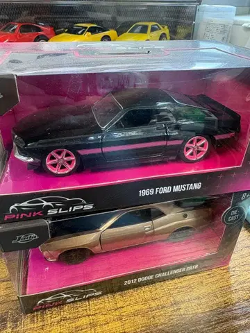 Jada Toys 2012 더치 차저 1969 머스탱 2대 세트