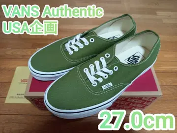 VANS Authentic 27.0cm 그린 USA 기획