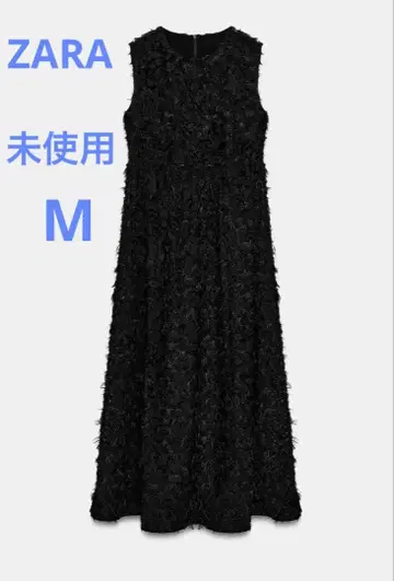 이번 시즌 신상 ZARA 완판 슬리브리스 원피스 블랙 M 사이즈