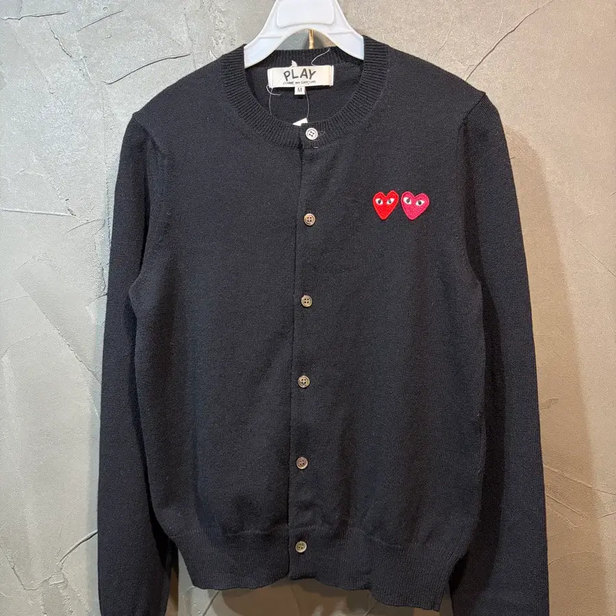 [M] Comme Des Garcons Play 차이나카라 가디건