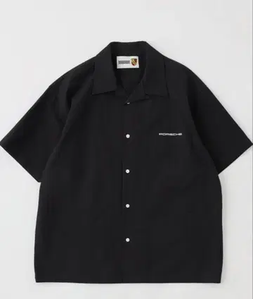 PORSCHE x poggy 포르쉐 x 오기 포기 모토시 반팔 셔츠