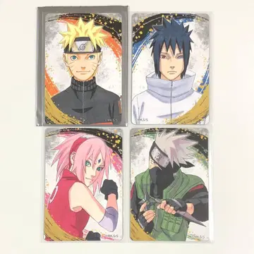 NARUTO 마그넷 스티커 나루토 사스케 사쿠라 카카시 4종 세트
