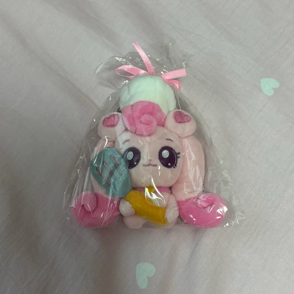 맘스터치 하츄핑 요리사 인형키링
