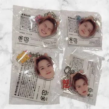 treasure 아사히 희로애락 얼굴 아크링 키링 캡슐 토이 컴플리트