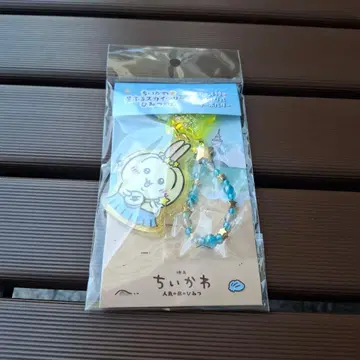 치이카와 별이 내리는 스카이트리 비즈 포함 아크릴 키링 토끼