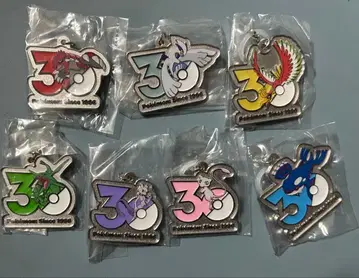 포켓몬 30주년 메탈 참 마스코트 컴플리트 x 2 세트