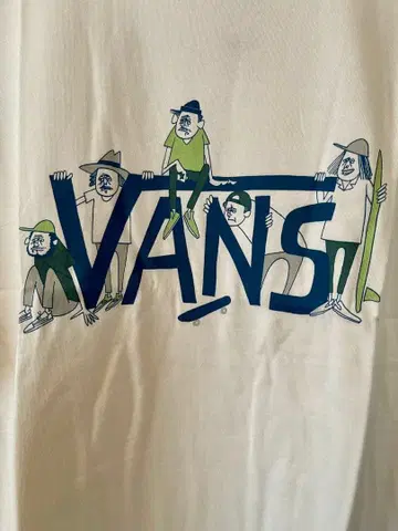 새상품 미사용! VANS 하나이 유스케 T셔츠 White 완판템