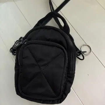 미니 숄더백 블랙 나일론