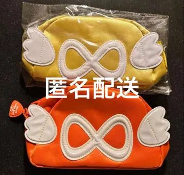 칸쟈니 에이트 에이트 레인저 파우치 옐로우 컬러 오렌지