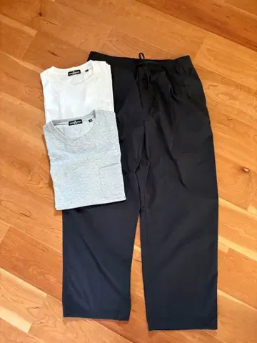 GU Engineered Garments 티셔츠 2장 팬츠 L 세트