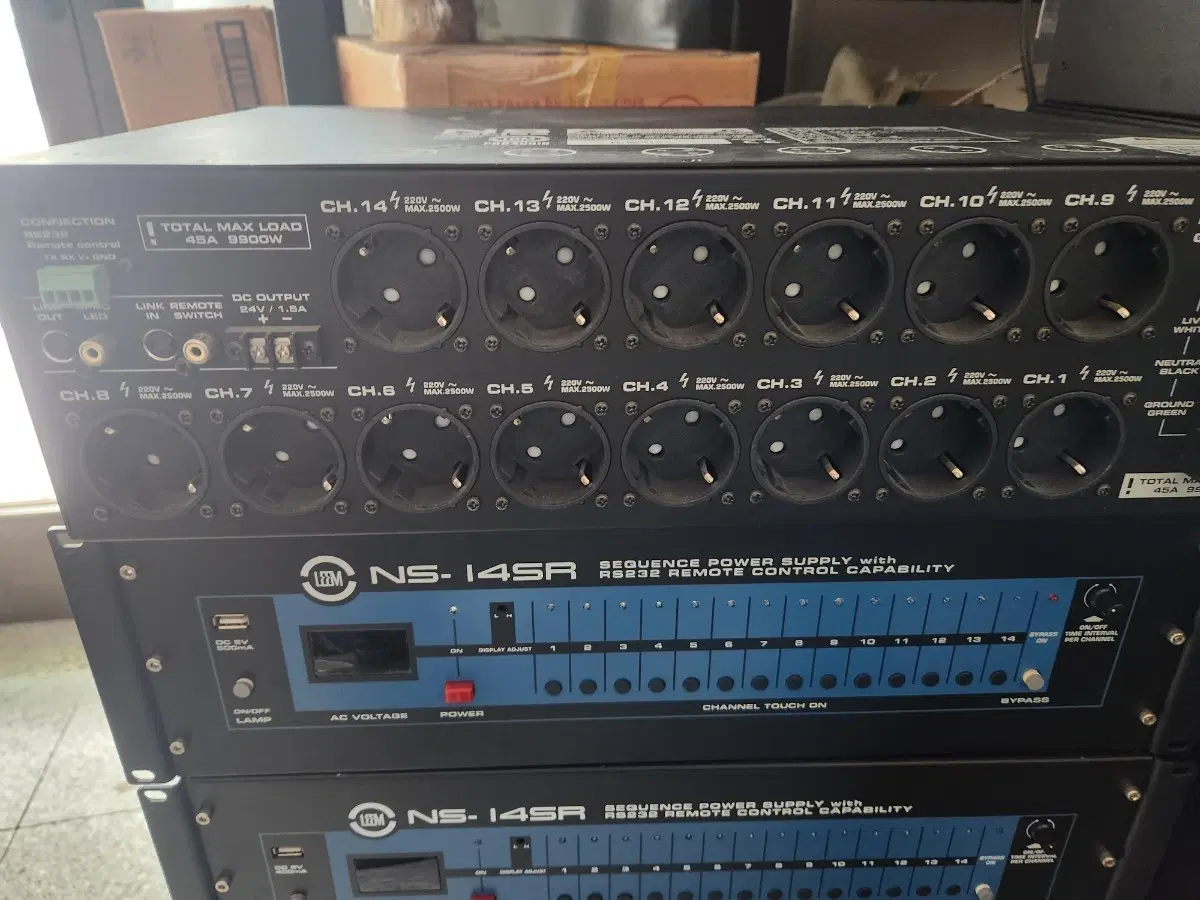 LEEM NS-14SR 14채널순차전원기