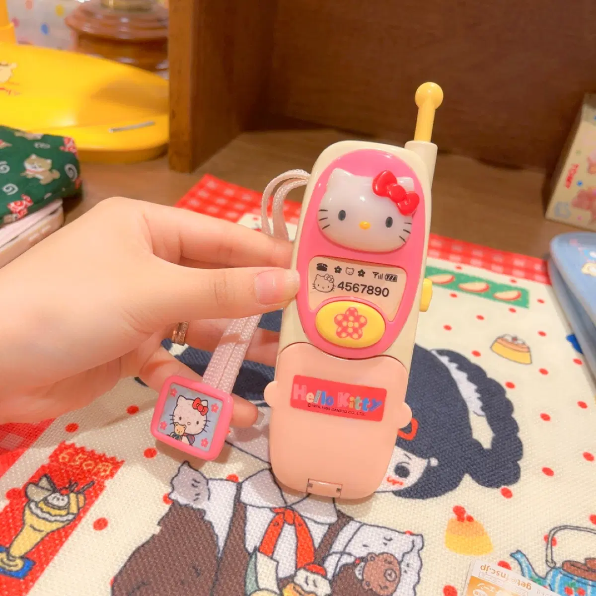 고전 산리오 헬로키티 핸드폰 휴대폰 장난감