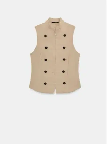 ZARA 슬리브리스 버튼 셔츠 나폴레옹 자켓