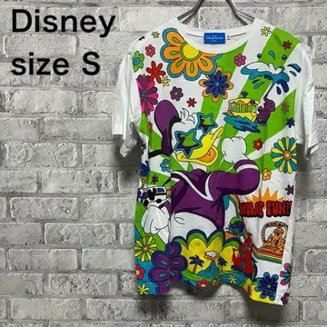 [ Disney ] 디즈니 T셔츠 size S 화이트 오샤레 도날드