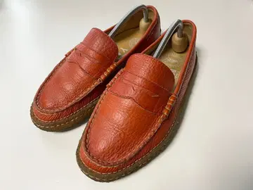 새상품급 YMC x CLARKSORIGINALS 가죽 로퍼 클락스 모카신
