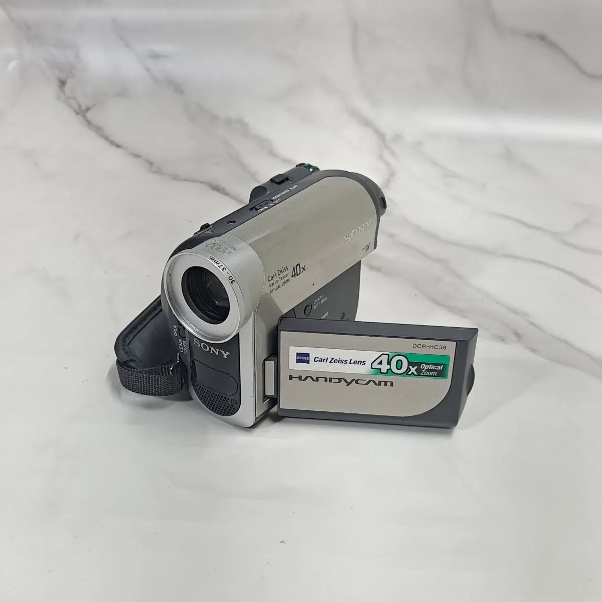 소니 미니DV 핸디캠 DCR-HC38 칼자이스 렌즈 40배줌