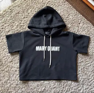 MARY QUANT 반팔 후디 후드티