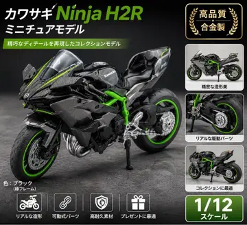 Kawasaki Ninja H2R 미니어처 바이크 모델