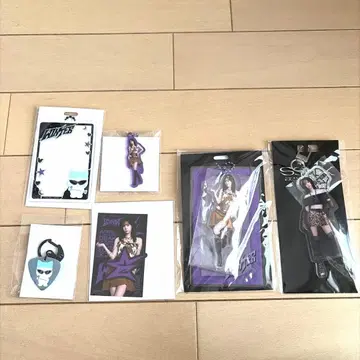 aespa 윈터 아크릴 스탠드 랜덤 토이 포토카드 홀더 세트