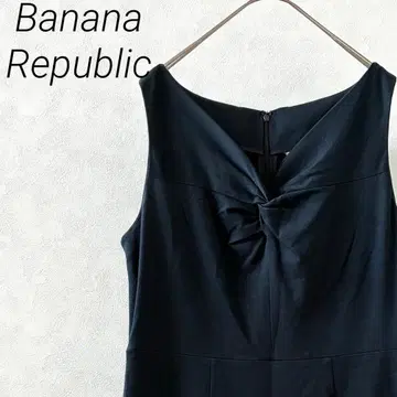 Banana Republic 무릎 기장 원피스 타이트 슬리브리스 V넥