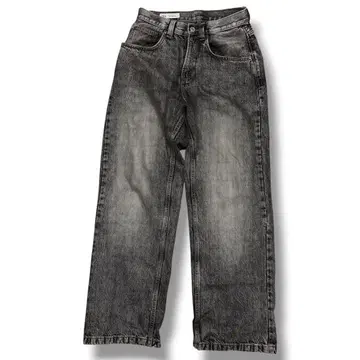 ZARA 자라 배기 핏 청바지 블랙 남성용 EUR36