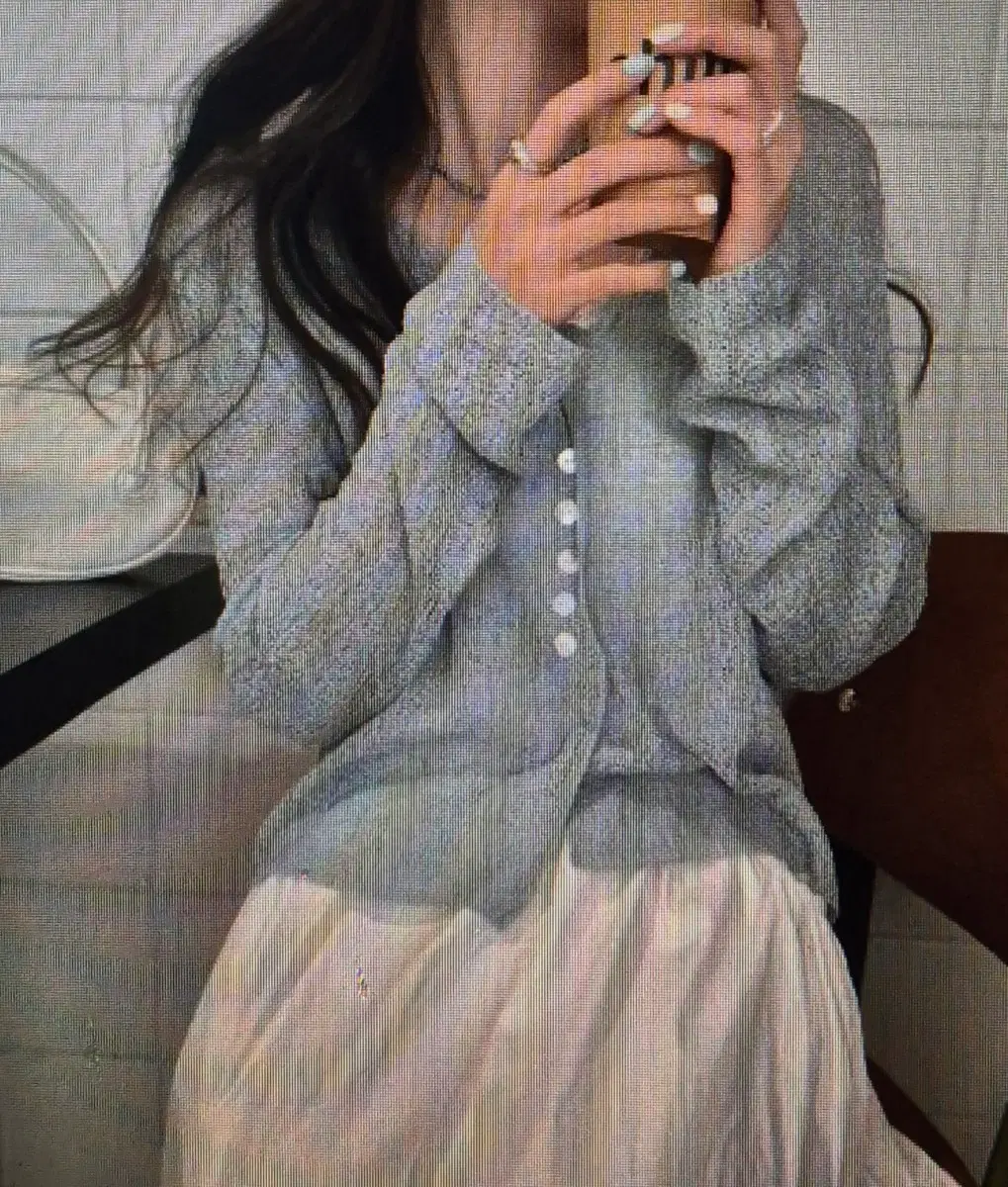 (해외배송)루즈핏 브이넥 살안타 긴팔티  6컬러