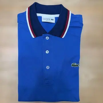 LACOSTE 라코스테 피케 셔츠 블루 FR3 US S